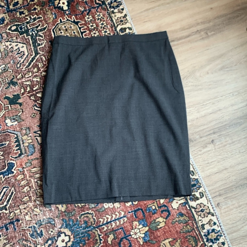 J. Crew charcoal gray pencil skirt